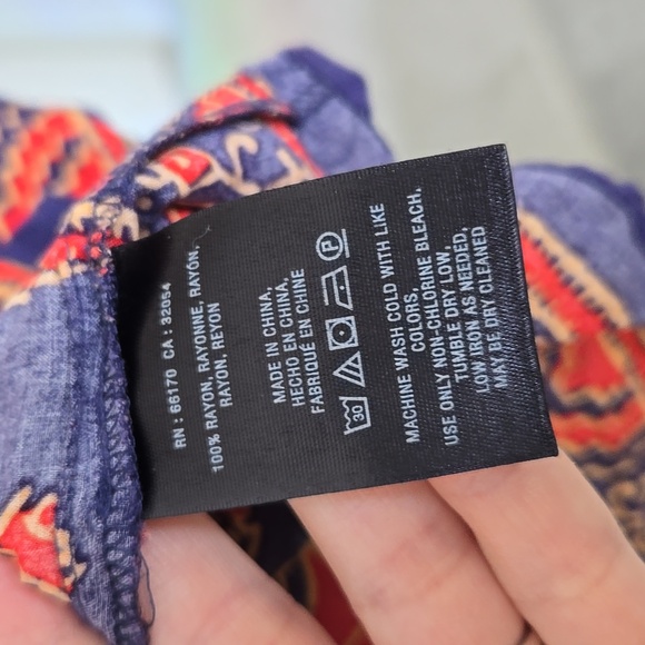 Anthropologie Vanessa Virginia elephant blouse top boho 6 - Picture 5 of 5